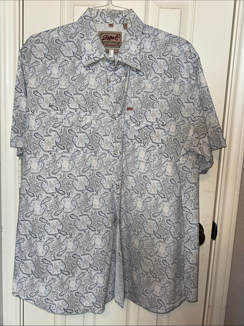 Pearl snap short sleeve